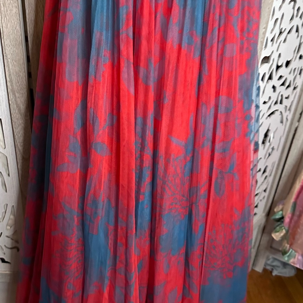 Anthropologie Hutch Pleated Tulle Sweetheart Dress. - Picture 6 of 7